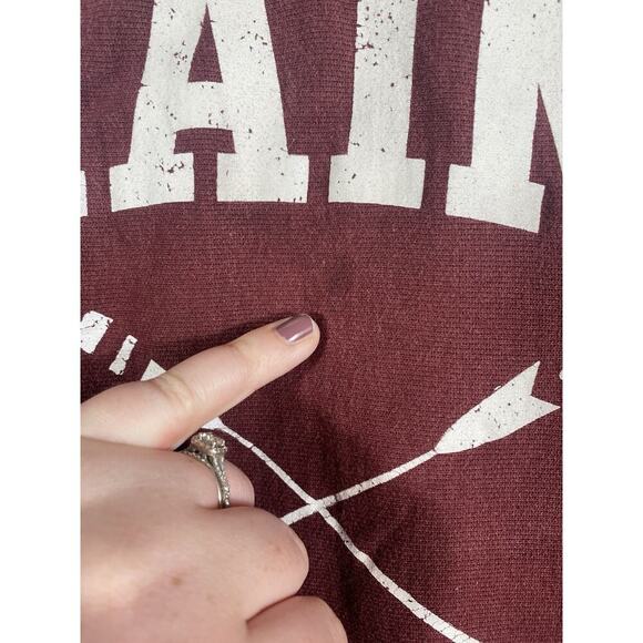 Maine Sweatshirt Champion Reverse Weave Size Medium Mens Womens Vintage College - Picture 4 of 8